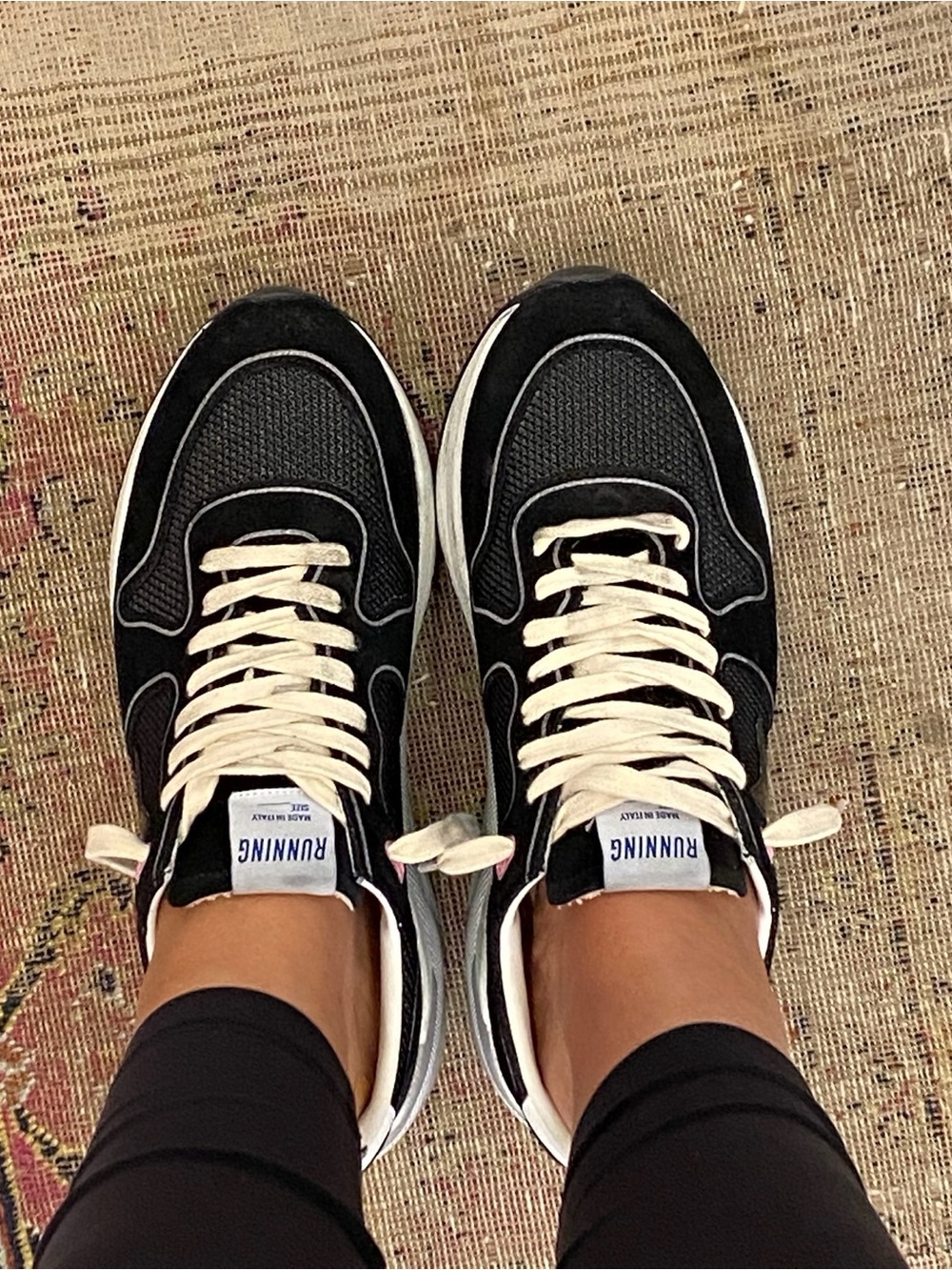 Golden Goose Running Sole Sneaker (Black, Size 41) - Picture 3 of 14